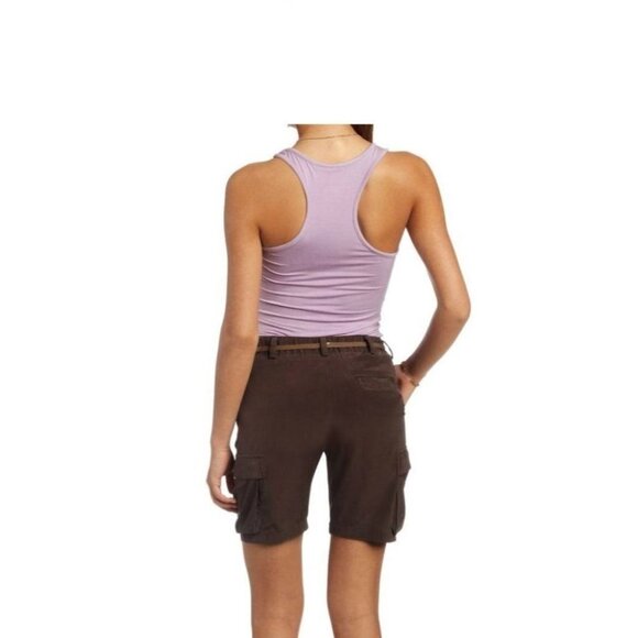 HEIDI KLUM for NEW BALANCE Sports RUN Cargo SHORTS Athletic Military STYLE - Picture 1 of 1